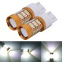 2 ПК T20 W21/5W 7443 5W 540LM White Light 54 SMD 4014 Светодиодный автомобильный тормозный ламп лампочек, DC 12V (белый свет)