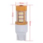 2 ПК T20 W21/5W 7443 5W 540LM White Light 54 SMD 4014 Светодиодный автомобильный тормозный ламп лампочек, DC 12V (белый свет)