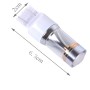 2 PCS T20/7443 350 LM 6000K Dual Wires 30W White Light 6 LED CREE Canbus Car Brake Light Bulb, DC 12V