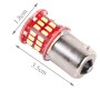 2 PCS 1156/BA15S 5W 500 LM 6000K White Light 54 LED SMD 3014 Canbus Car Brake Light Tail Light Bulb, DC 12V