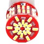 2 PCS 1156/BA15S 5W 500 LM 6000K White Light 54 LED SMD 3014 Canbus Car Brake Light Tail Light Bulb, DC 12V