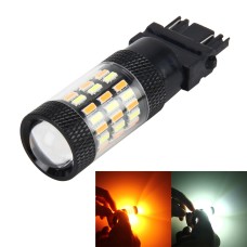 3157 5W 450LM 60LEDs DC 12V SMD-4014 Car Auto Brake Light Turn Signal Lights Car Source (White Light+Yellow Light)