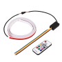 1.5m Car Auto Waterproof Universal Rear Colorful Flowing Light Tail Box Lights with RF Wireless Remote Control and Tail Light Controller, Red Light Brake Light Yellow Light Turn Signal Light LED Lamp Strip Tail Decoration