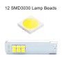 2 PCS T20 / 7440 12W 330LM Car Auto Turn Light Reversing Lights 12LEDs SMD-3030 Lamps, DC 12V-24V(Yellow Light)