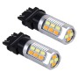 2 PCS T25-3157 6W 22 SMD-5730-LEDs White + Yellow Light Brake Light Turn Light, DC 12V