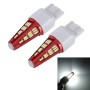 2 ПК, T20-7443 10W 800LM 6000K 48 SMD-4014 Светодиоды Canbus Car Тормозной лампы, DC 12V (белый свет)