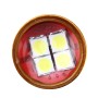 2 PCS 1156/BA15S 15W 1300LM 6500K 28 SMD-3030 LED Car Brake Lights Turn Light, DC 12V(White Light)