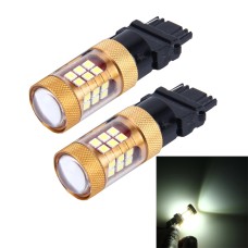 2 шт. 3156 15W 1300LM 6500K 28 SMD-3030 Светодиодные автомобильные тормозные огни Поверните свет, DC 12V (белый свет)