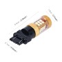 2 шт. 3157 15W 1300LM 6500K 28 SMD-3030 Светодиодные автомобильные тормозные огни Поверните свет, DC 12V (белый свет)