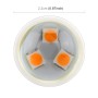 2 ПК, T20 / 7440 4,5W DC 12V Car Auto Ceramics Turn Lights 18Leds SMD-3030 Лампы с объективом проектора (оранжевый свет)