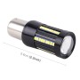 2 PCS 1156 / BA15S DC9-16V / 8.2W / 6000K / 655LM Car Auto Reversing Lights / Turn Light 66LEDs SMD-2016 Lamps