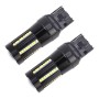 2 PCS T20 / 7440 DC9-16V / 8.2W / 6000K / 655LM Car Auto Reversing Lights / Turn Light 66LEDs SMD-2016 Lamps