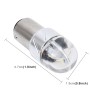 1157/Bay15D 6W 600LM 6000K CAR Auto Turn Light с 6 лампами SMD-3030, DC 12V (белый свет)