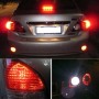 1157/BAY15D 5W Car Auto Brake Light with 10 CREE XB-D Lamps, DC 12V(Red Light)
