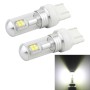 2 PCS  7443 40W 800 LM 6000K Car Brake Light with 8 CREE Lamps, DC 12V(White Light)