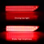 2 PCS 373 0.06W / 12V Car Rear Bumper Light Brake Light for Honda City 2011-2013