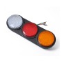 DC 24V Car Left Side Long Stripe Round Shape LED Collision Rear Light Brake Lights for Trailer / Truck