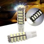 10 PCS T10 DC12V / 1.5W / 6500K / 75LM Car Clearance Lights Reading Lamp with 68LEDs SMD-3020 Lamp Beads