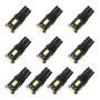 10 PCS T10 DC12V / 1.5W / 6000K / 80LM Car Decoding LED Clearance Lights with 6LEDs SMD-5630 Lamp Beads