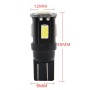 10 PCS T10 DC12V / 1.5W / 6000K / 80LM Car Decoding LED Clearance Lights with 6LEDs SMD-5630 Lamp Beads