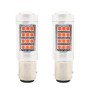 2 PCS 1157 / BAY15D DC12V / 2.2W Car Constantly Bright Brake Lights with 42LEDs SMD-2835 Lamps(Red Light)