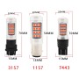 2 PCS 1157 / BAY15D DC12V / 2.2W Car Constantly Bright Brake Lights with 42LEDs SMD-2835 Lamps(Red Light)