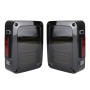 1 Pair 15W DC 12V IP67 4 in 1 Car LED Tail Lights / Driving Lights / Brake Lights/Turn Reverse, European Version