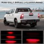 DC10-14V 24LEDS SMD-2835 CAR Short High Lose Trork Light для Toyota Hilux Vigo 2015-2017 (красный)