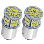 1 Pair E0053 9-14V 1157-54SMD-2835 6000K 1080LM White Light Car Decoding Brake Driving Light