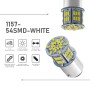 1 Pair E0053 9-14V 1157-54SMD-2835 6000K 1080LM White Light Car Decoding Brake Driving Light