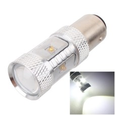 1157/BAY15D 30W 700LM 6500K White Light 6LEDs Car Foglight, Constant Current, DC12-24V ( Silver + Yellow )