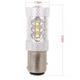 1157/BAY15D 80W 800LM 6500K White Light 16-3535-LEDs Car Brake Light, Constant Current, DC12-24V