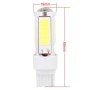 2PCS T20 Single Wire 1250LM 20W + 5W 5 x COB LED White Light Car Rear Fog Lamp Bulb, DC 12V