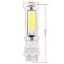 2PCS T25 Dual Wires 1250LM 20W + 5W 5 x COB LED White Light Brake Light Daytime Running Light Bulb, DC 12V