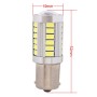 2 PCS 1156 16.5W 990LM 6500K White Light 5630 SMD 33 LED Car Brake / Steering Light Bulb, DC12V