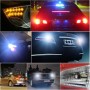 T25 8W 420LM White + Yellow Light 42 LED 2835 SMD Car Brake Light Steering Light Bulb, DC 12V