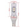 T15 50W 600LM White Light 10 SMD-2828-LEDs Car Fog Light Backup Light Bulb, Constant Current, DC 12-24V