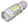 2PCS 1157/BAY15D 10W 700LM  Yellow + White Light 20-LED SMD 5630 Car Brake Light Lamp Bulb, Constant Current, DC 12-24V