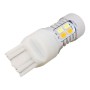 2PCS T20 10W 700LM Yellow + White Light Dual Wires 20-LED SMD 5630 Car Brake Light Lamp Bulb, Constant Current, DC 12-24V