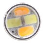 2PCS T20 10W 700LM Yellow + White Light Dual Wires 20-LED SMD 5630 Car Brake Light Lamp Bulb, Constant Current, DC 12-24V