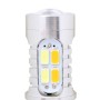 2PCS T20 10W 700LM Yellow + White Light Dual Wires 20-LED SMD 5630 Car Brake Light Lamp Bulb, Constant Current, DC 12-24V