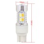 2PCS T20 10W 700LM Yellow + White Light Dual провода SMD 5630 Автомобильная лампа для автомобильной лампы, постоянный ток, DC 12-24V