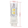 2pcs T25 10W 700LM Yellow + White Light Dual провода 20-ля SMD 5630 Автомобильная лампа лампы, постоянный ток, DC 12-24V