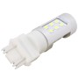 2 PCS T25 4.2W 630LM White Light Dual Wires 21 LED 2835 SMD Car Brake Light Daytime Running Light Bulb, DC 12V