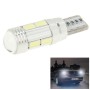 T10 4W White 200LM 10 LED SMD 5730 Backup Reverse Light Turn Signal Bulb for Vehicles, DC 12V