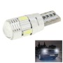 T10 2W White 130LM 6 LED SMD 5730 Backup Reverse Light Turn Signal Bulb for Vehicles, DC 12V