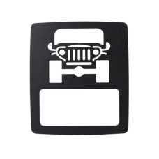Car Taillight Refit Decoration Pattern Protective Cover, Specification:Jeep Shape