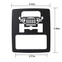 Car Taillight Refit Decoration Pattern Protective Cover, Specification:Jeep Shape