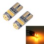 2 PCS DC 12V 2W 240LM 5500K T10-4014-15SMD Car Width Lamp Clearance Light Parking Lights(Amber Light)