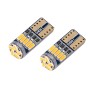 2 PCS DC 12V 2W 240LM 5500K T10-4014-15SMD Car Width Lamp Clearance Light Parking Lights(Amber Light)